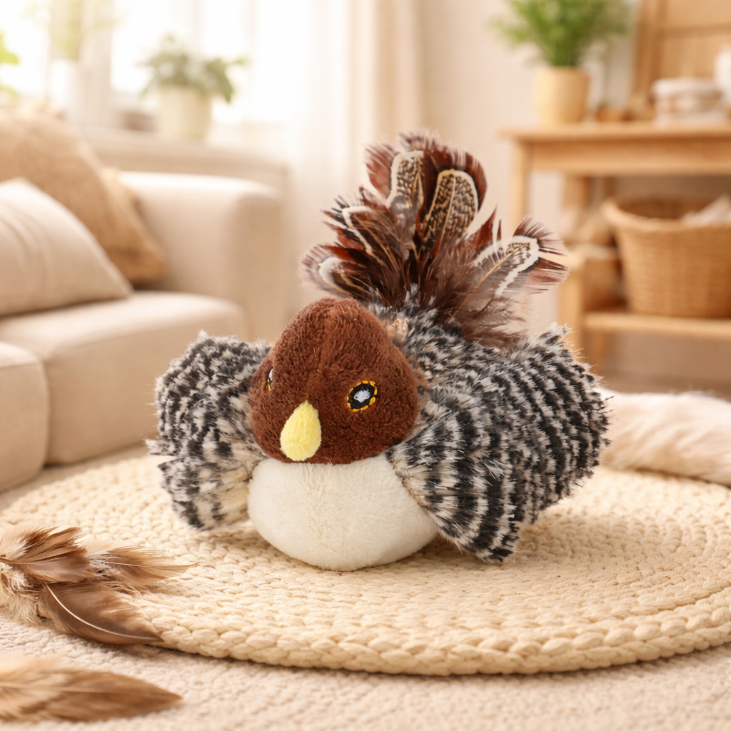 Interaktives Vogelspielzeug – Bewegung & Zwitschern für aktive Katzen 🐱🐦