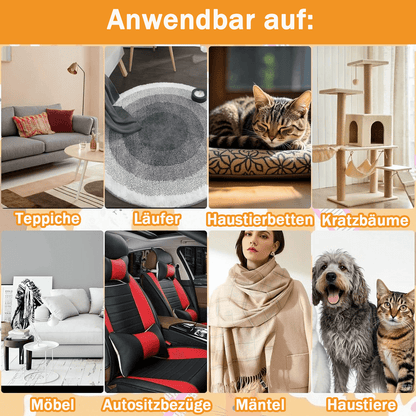 2-in-1 Profi-Haustierpflegehandschuhe – Doppelseitige Fellpflege & Massage – Entfernt 95% lose Haare – Für Hunde & Katzen