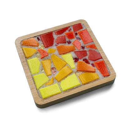 DIY Mosaik Untersetzer Bastelset🔴🔵🟤🟣🟢🟡🟠