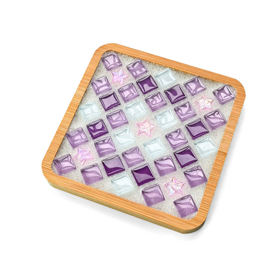 DIY Mosaik Untersetzer Bastelset🔴🔵🟤🟣🟢🟡🟠