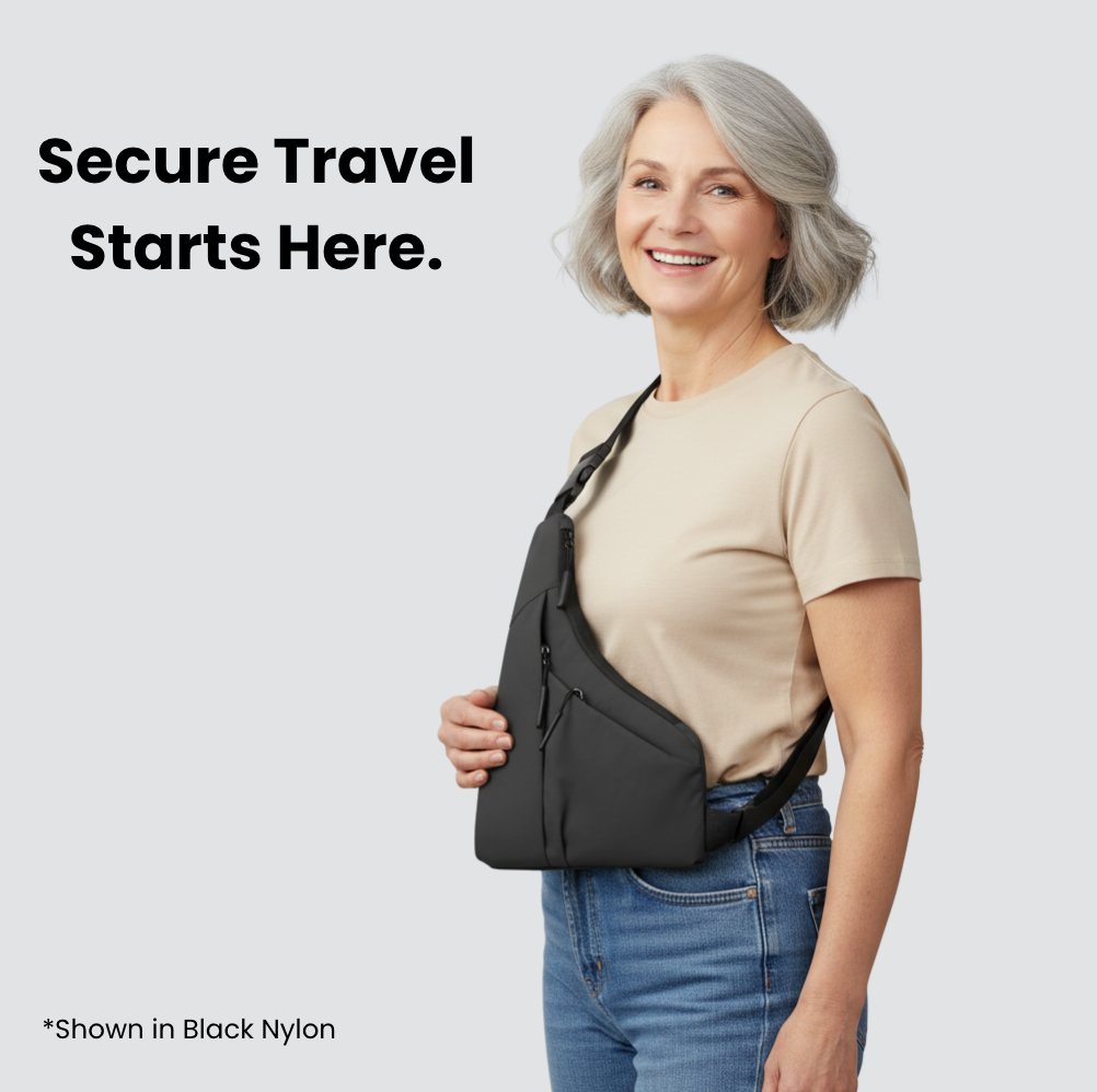 Anti-Diebstahl Crossbody Bag 🛡️ – Schutz für unterwegs mit RFID & Komfort 🎒