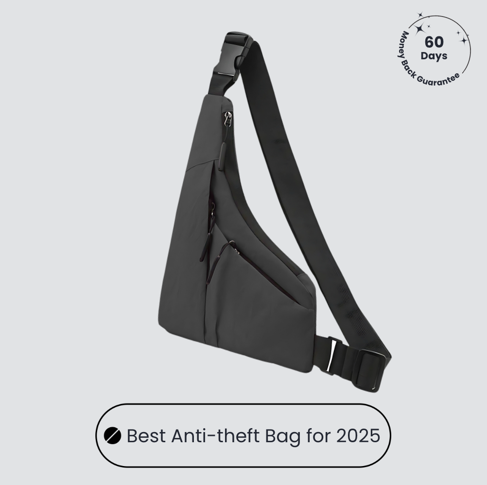 Anti-Diebstahl Crossbody Bag 🛡️ – Schutz für unterwegs mit RFID & Komfort 🎒