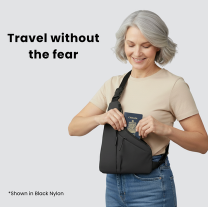 Anti-Diebstahl Crossbody Bag 🛡️ – Schutz für unterwegs mit RFID & Komfort 🎒